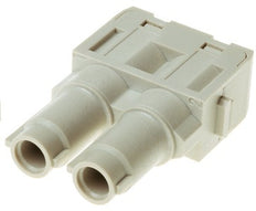 Han 70A Femelle Axiale Module Connecteur 2-Contact - 09140022741
