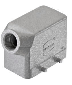 Han 10B Couvercle À Entrée Latérale M25 Aluminium - 19300101521