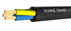 Câble Vinyl Noir Premium VMvL Eca 3G1mm2 90C 100M - D09762 [100 Mètres]
