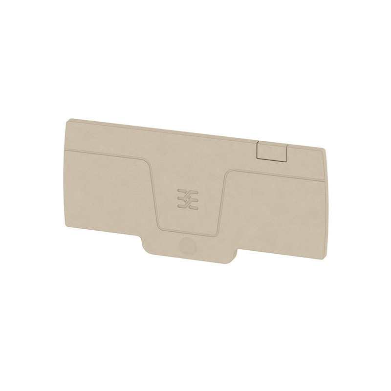 Bloc De Jonction Plaque D'Extrémité 84mm X 2.4mm Beige Foncé - 1988320000 [20 Pièces]