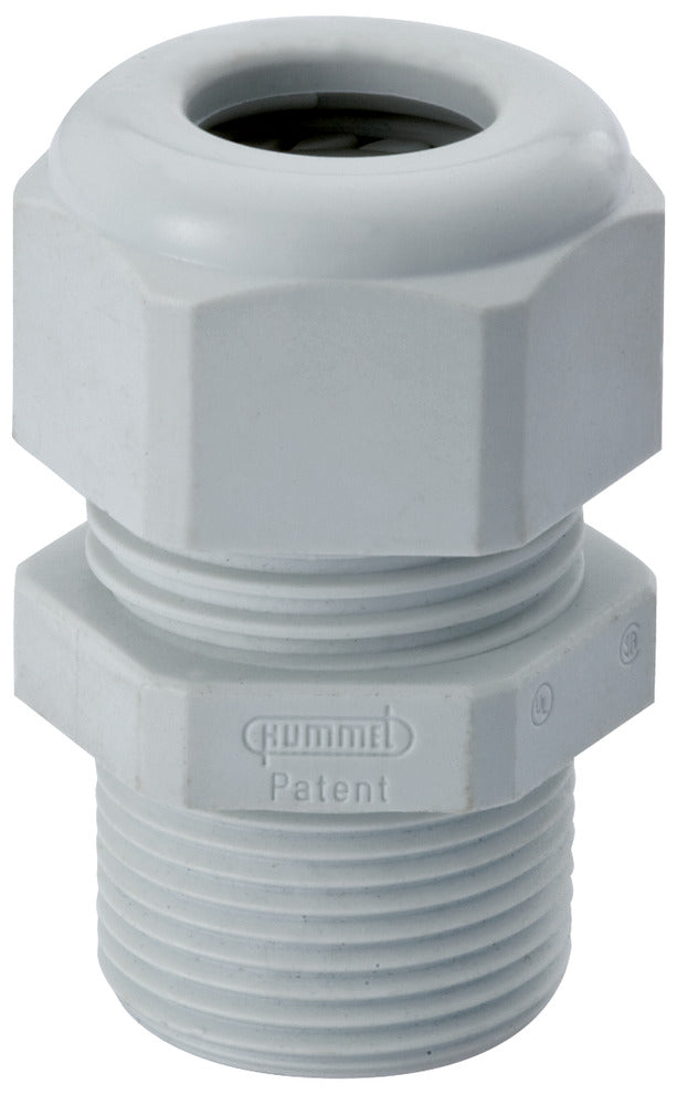 M20 Long Polyamide Cable Gland HSK-K Gray - 1209200031 [5 Pieces]