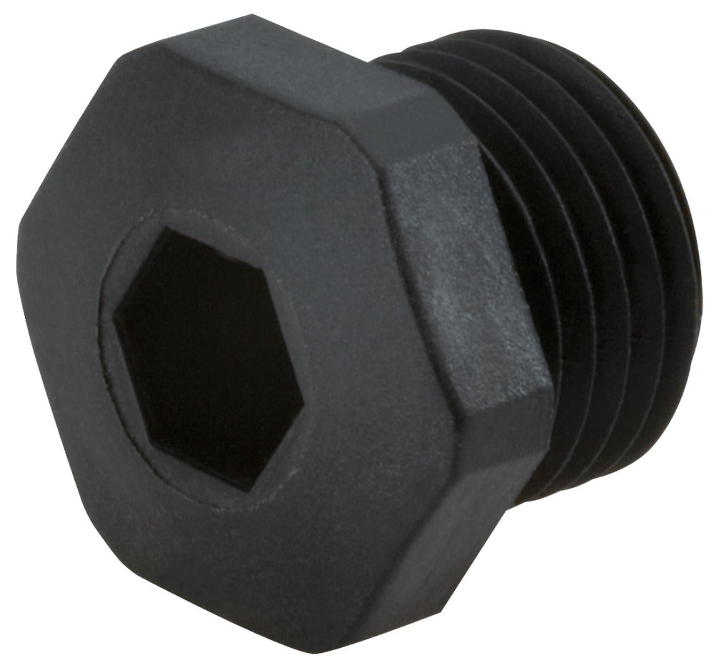 M12x1.5 Polyamide Sealing Plug Black - 1255120150 [10 Pieces]