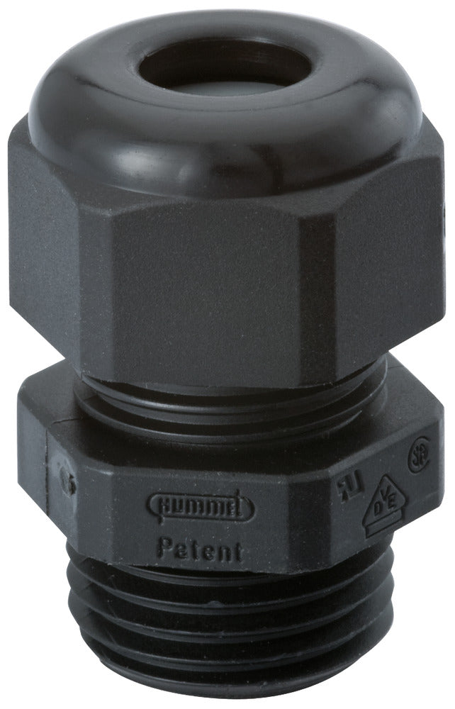 Hummel HSK-K M12 Cable Gland Black - 1209120150 [10 Pieces]