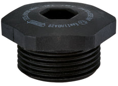 V-Ex M12 Polyamide Sealing Plug Black - 1297120150 [5 Pieces]