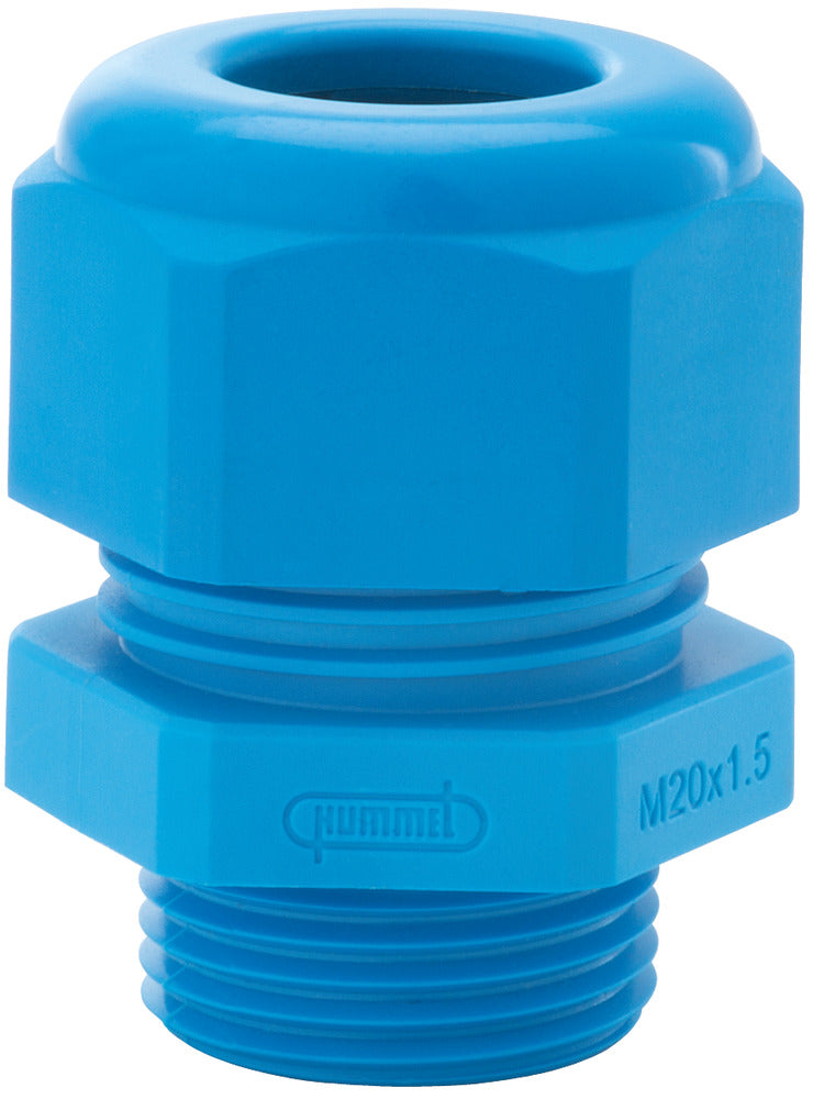 HSK-K M20 Long Cable Gland Blue - 1209200230 [5 Pieces]