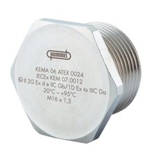 Hummel M20x1.5 Nickel Laiton Ex-D Bouchon Aveugle - 1875200050