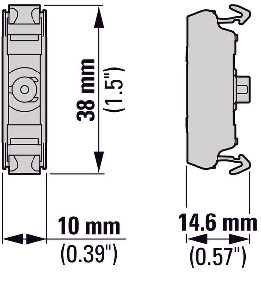 Indicateur À Led De Montage En Panneau Blanc 12-30V CA/CC - 180795