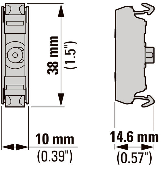 Indicateur À Led Monté Sur Panneau Bleu 12-30V Ca/Cc - 180796