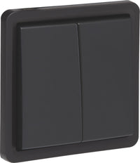 Niko Hydro IP55 Double Interrupteur À Deux Voies Noir - 761-32600