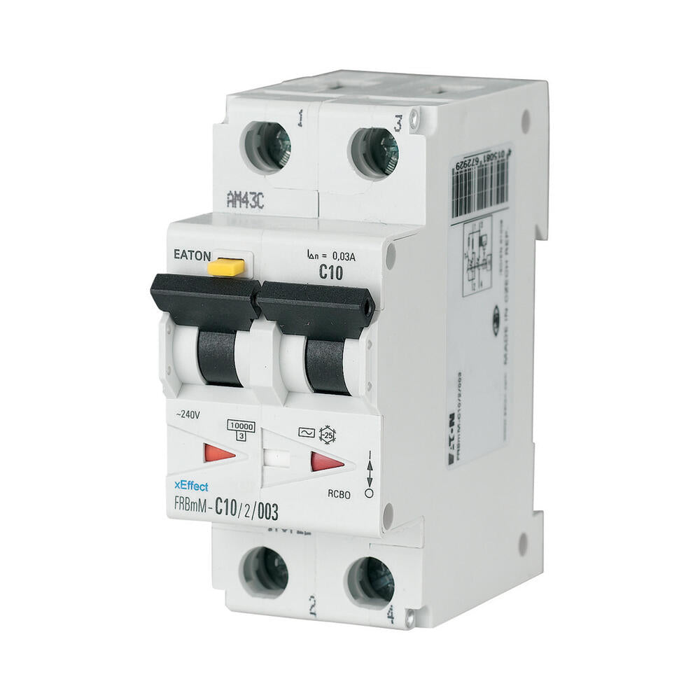 Eaton 2P Rcbo Disjoncteur Différentiel 16A 30mA Type B - 170881