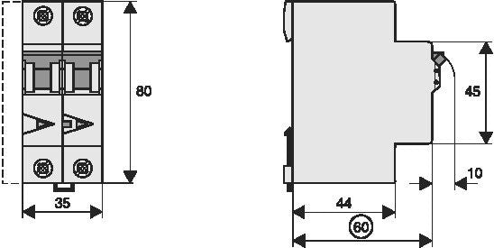 Eaton 2P Rcbo Disjoncteur Différentiel 16A 30mA Type B - 170881