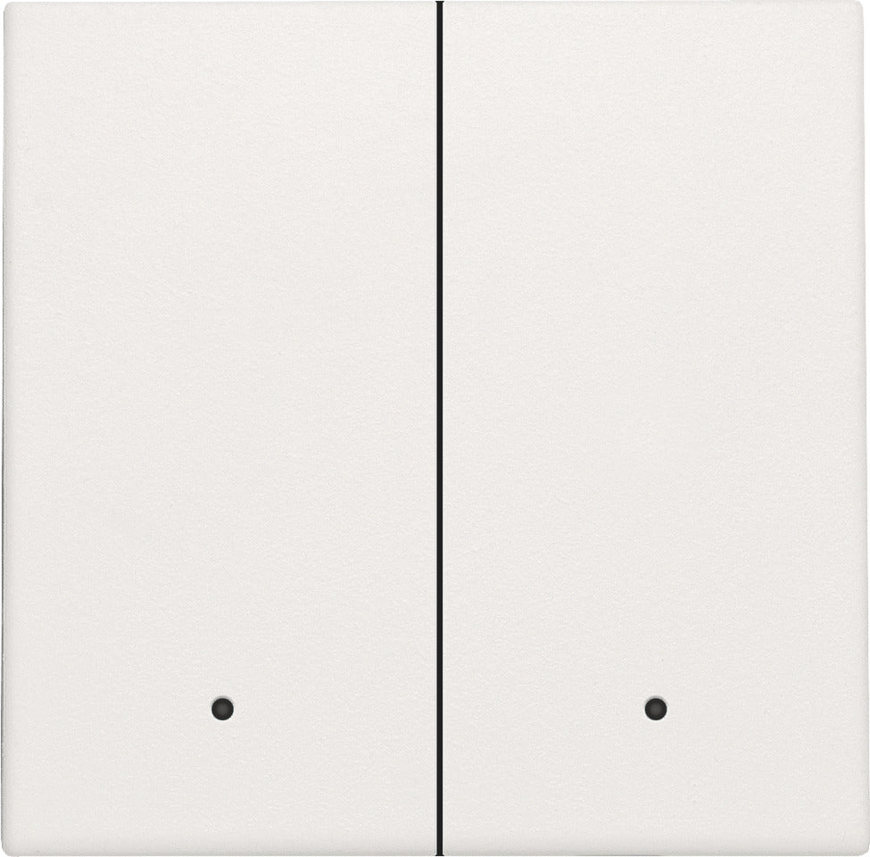 Niko Interrupteur Électronique Double Avec Lentille De Retour D'Information LED Blanche - 101-32004 [2 Pièces]