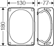 Hensel DK1000G IP66 Boîte De Jonction 180x130mm - DK 1000 G