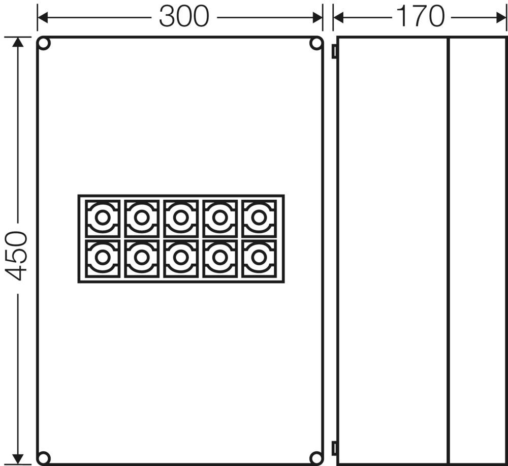 Hensel K7052 IP65 Boîte De Jonction 5-Pôles 95mm² - K 7052
