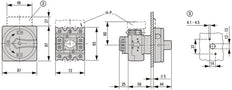 Eaton P3 63A Interrupteur Principal Avec Fonction D'Arrêt 3P+N - 012771