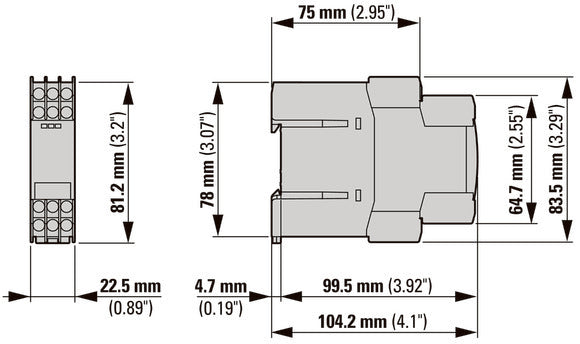 Eaton Relais Électronique De Temporisation Multifonction ETR4-70-A - 031888