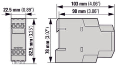 Relais De Temporisation Multifonction Eaton 400VAC 0.05s-100h - 031887