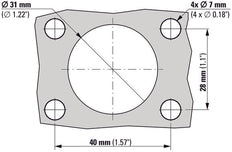 Eaton R9 Cadenas A Cylindre Grip Lock Poignée Noir Bleu - 191849