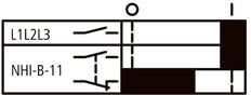 Bloc De Contact Auxiliaire Standard Eaton 1NO 1NC Montage Frontal - 208277