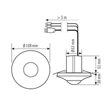 ESYLUX PD-C 360I/8 DUO DALI Détecteur De Présence Plafonnier - EP10427824