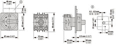 Interrupteur Principal P3 30A 3 Pôles Encastré Avec Serrure - 237893