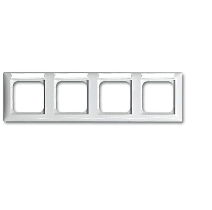4 Voies Capot Cadre Avec Fenêtre De Texte Blanc Alpin - 2CKA001754A4551