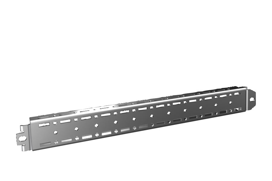 VX Fixation Pour Rail 18x39mm 400mm Acier Galvanisé Set - 8617700 [4 Pièces]