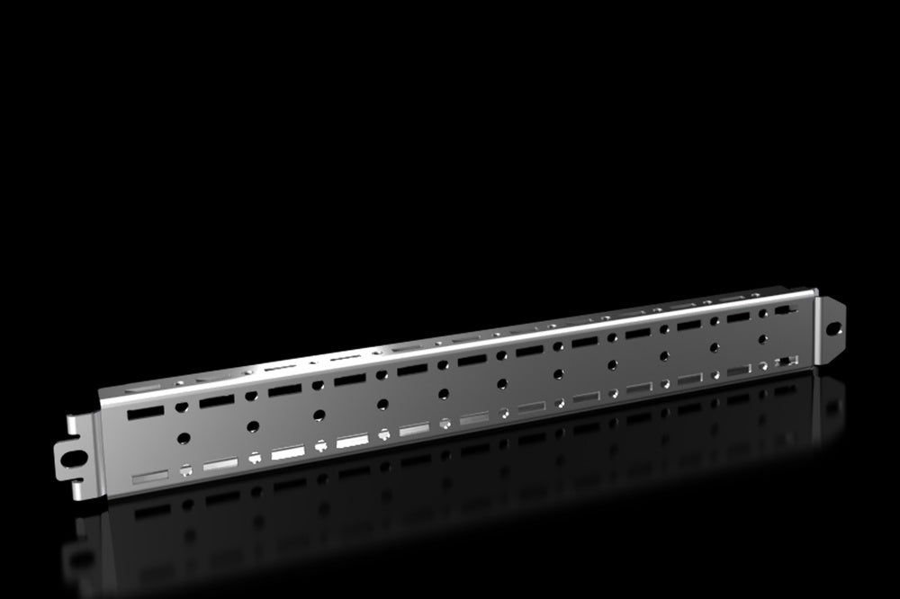 VX Fixation Pour Rail 18x39mm 400mm Acier Galvanisé Set - 8617700 [4 Pièces]
