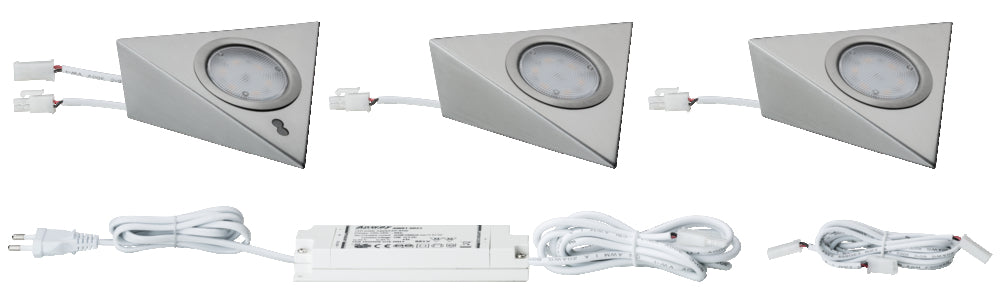 3 Pack De Lumières De Cabinet Led Avec Capteur De Mouvement - 93572
