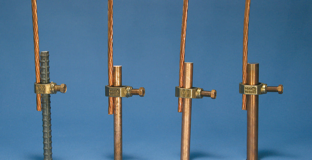 Pince De Terre En Bronze 1/2-5/8 Pouce Pour Conducteur De 70mm² - 158160