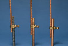 Bronze Ground Rod Clamp For 5/8-3/4 Inch Rods - 158170