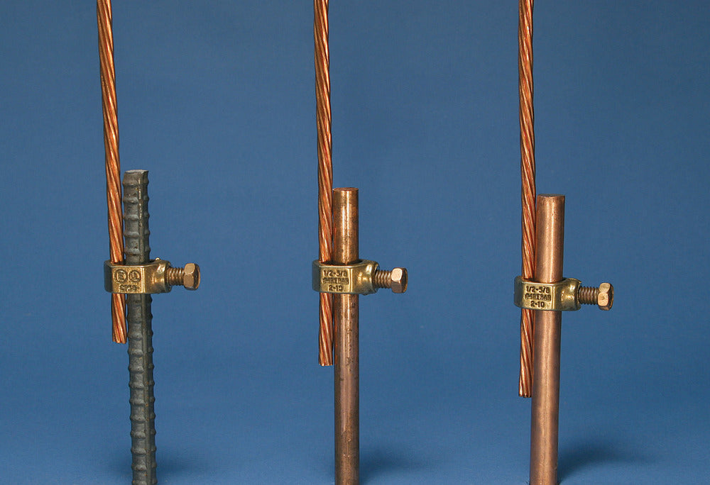 Pince De Terre En Bronze 1/2-5/8 Pouce Pour Conducteur De 70mm² - 158160