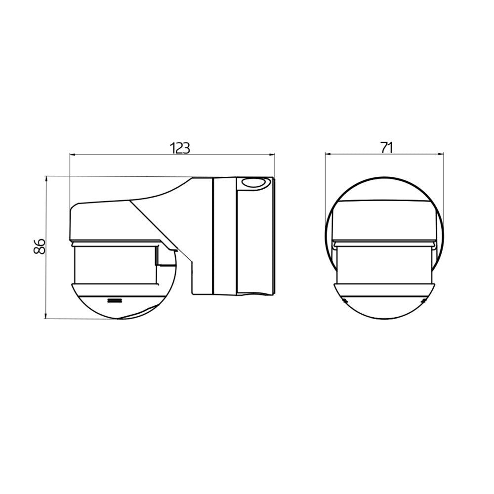 Détecteur De Mouvement Beg Rc Plus Suivant 230 Noir Ip54 20m - 93333