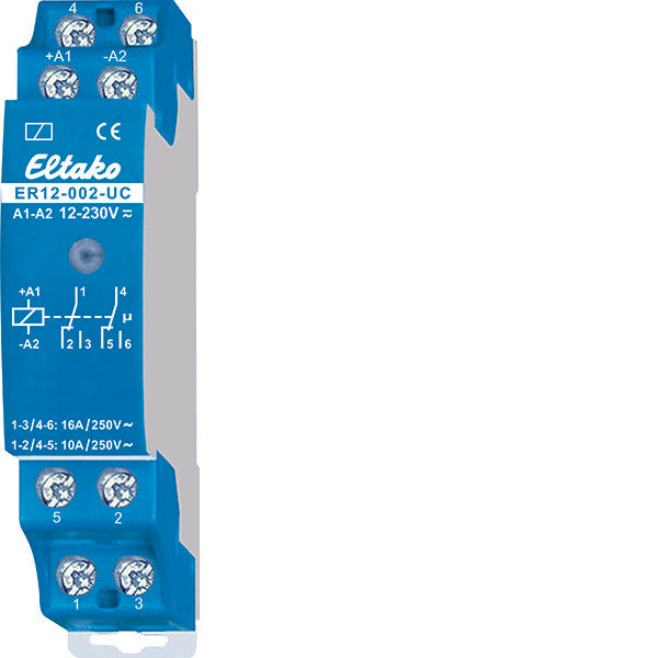 Eltako Er12-002-Uc Relais De Commutation Double 16A 250 V CA - 22002601