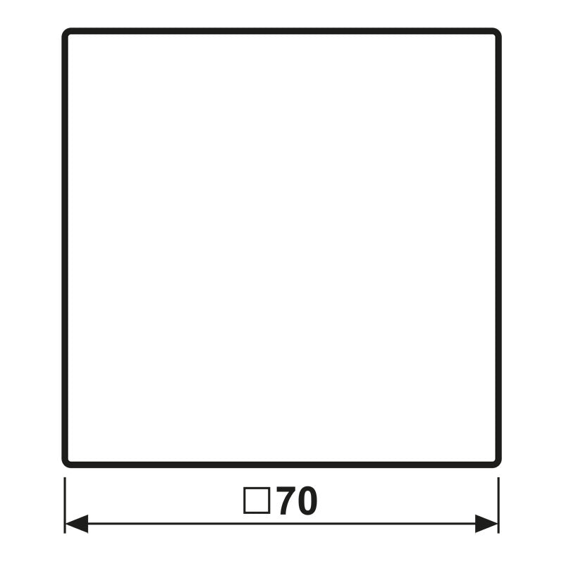 Jung LS1700LG Light Control Cover Standard Light Grey - LS1700LG