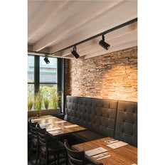 Slv Euro Spot Rail Noir Gu10 25W Circuit Unique - 1001861