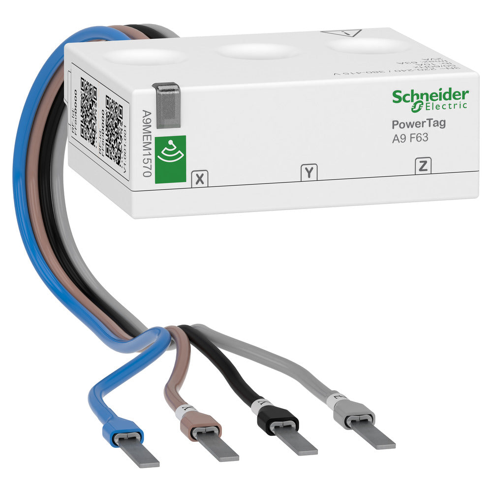 Schneider Powertag Énergie F63 3P+N 63A Capteur Sans Fil - A9MEM1570