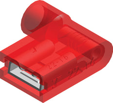 Connecteur À Fourche D'Angle Droit Isolé 0.5-1.5mm² Rouge - CE110103 [100 Pièces]