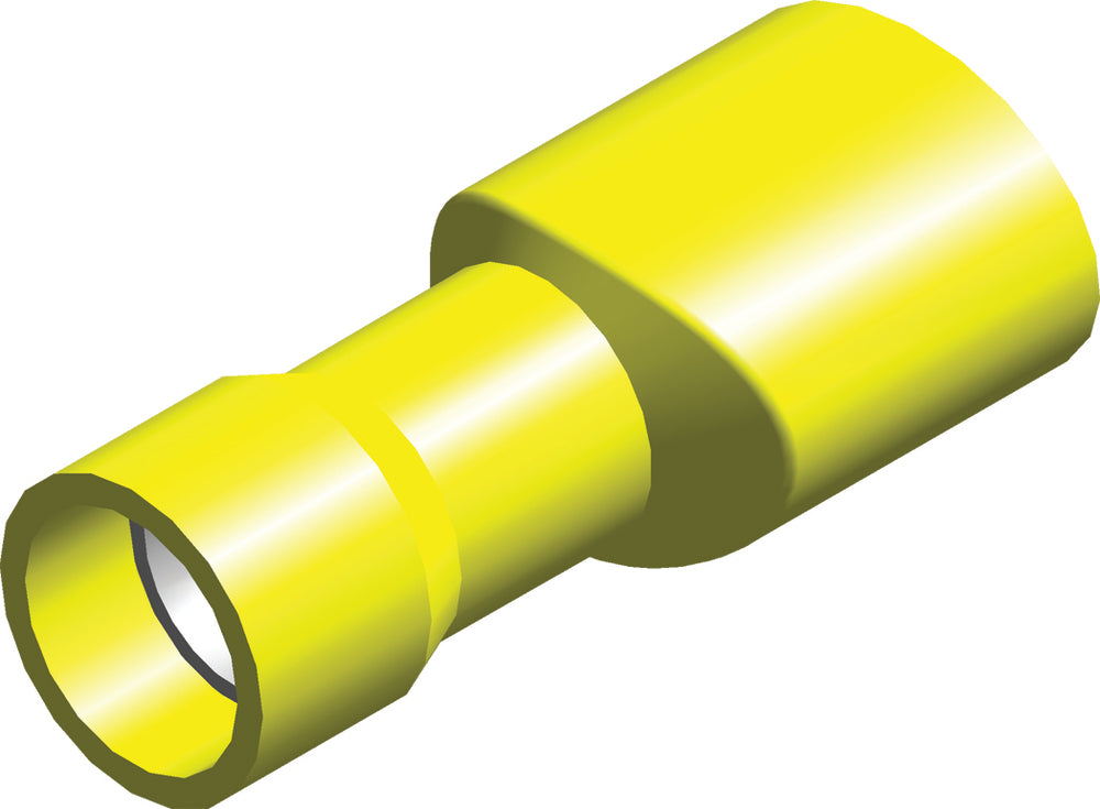 Connecteur À Lame Isolé En PVC 4.0-6.0mm² Jaune - CE100301 [100 Pièces]