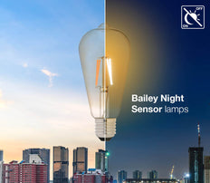 Bailey Ampoule Filament Led St64 E27 Or Jour Nuit Capteur - 141867