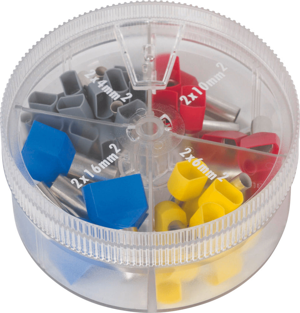 Conex Twin Fil Ferrule Assortiment Boîte - Ce520202 [45 Pièces]