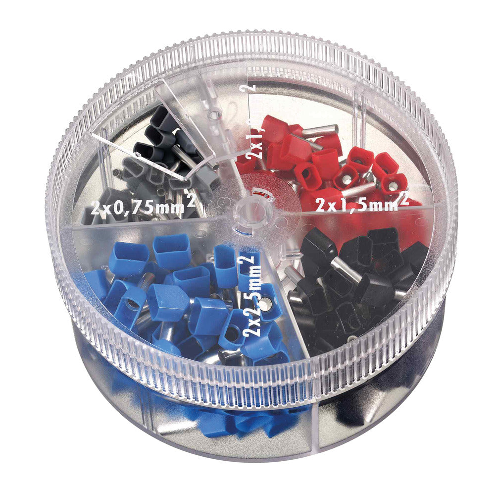 Conex Twin Fil Ferrule Assortiment Kit - Ce520201 [200 Pièces]