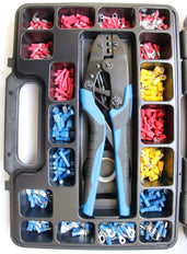 Conex CE Kit De Bornes Isolées Professionnel Avec Outil De Sertissage - CE900101
