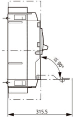 Eaton NZM3 4-Pôles 630A Disjoncteur 50kA IEC - 191489