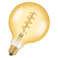 OSRAM Vintage 1906 Globe LED E27 4W Dimmable Or - 4058075270008