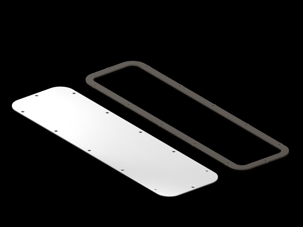 Rittal AX Plaque De Passage En Acier 534x149mm RAL7035 - 5051399