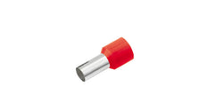 Ferrules De Fin De Fil Isolés 1.0mm² Rouge DIN 46228 - 181003 [100 Pièces] [200 Pièces]