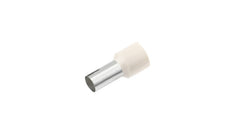Ferrules De Fin De Fil Isolés 0.75mm² Blanc DIN 46228 - 182201 [100 Pièces] [200 Pièces]