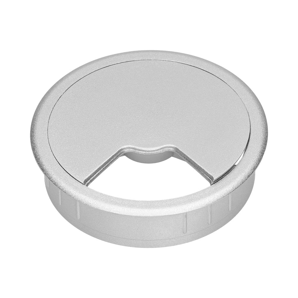 Grommet De Câble De Bureau Professionnel 80mm Gris Argent - 49.80.023