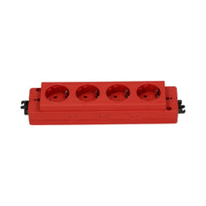 Bloc D'Alimentation 4 Prises 230V Avec Connexion GST Rouge - 79.55.009